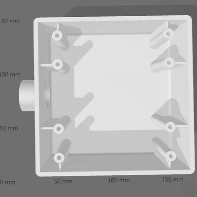 Hộp Đấu Nối Ổ Cắm 2 Lỗ