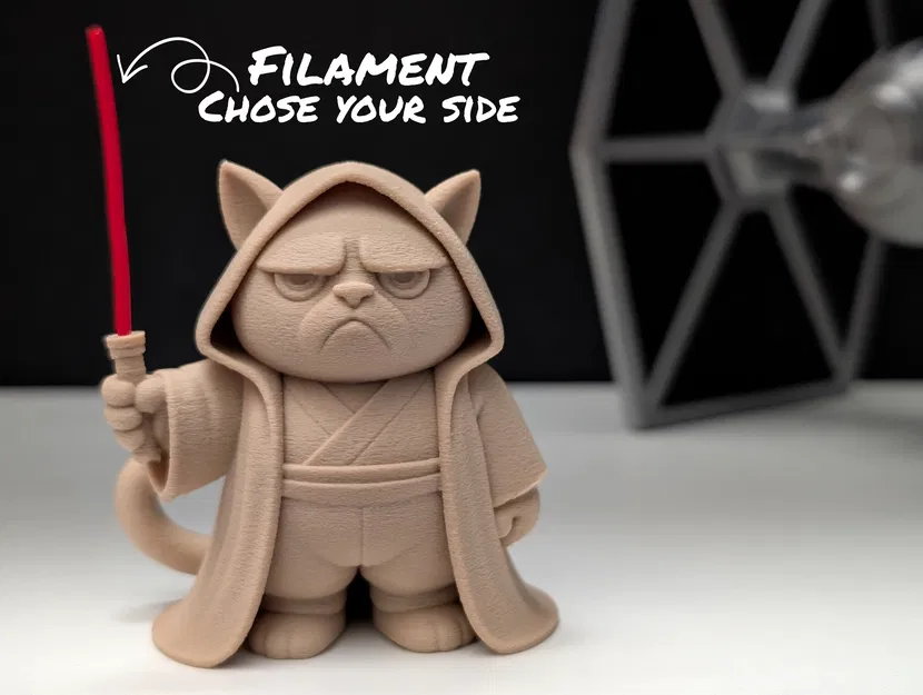Darth Grumpy Cat - Mèo Khó Ở Biết Cảm Nhận Sự Hiện Diện - Image 1
