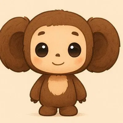 Mô Hình 3D Cheburashka