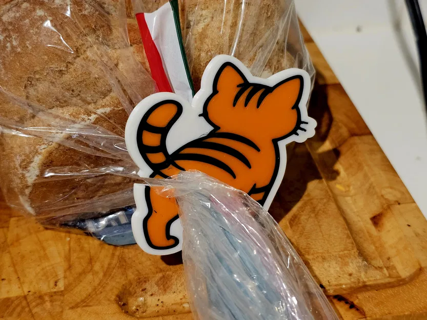 Kẹp Mông Mèo Ngộ Nghĩnh - Phụ Kiện Niêm Phong Túi Bánh Mì - Image 1