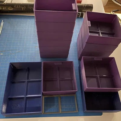 [ALCH] Hộp ModuBox có thể xếp chồng - 6 chiều cao, 9 kích thước (169 mẫu)