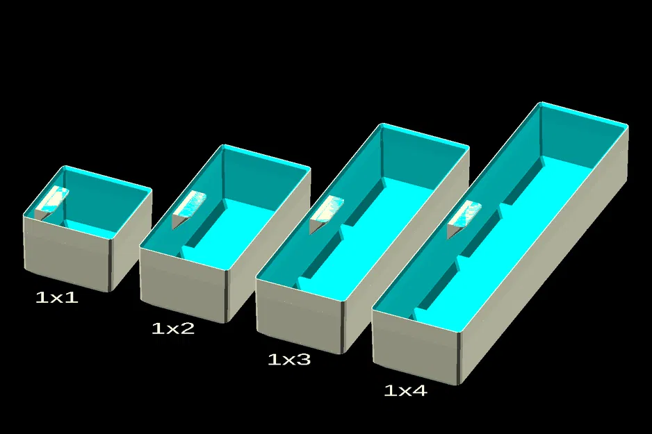 [ALCH] Hộp ModuBox có thể xếp chồng - 6 chiều cao, 9 kích thước (169 mẫu) - Image 3