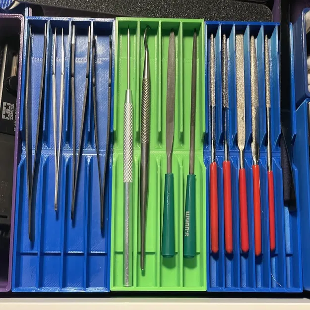 [ALCH] Hộp Lưu Trữ Cho Nhíp, Mũi Khoan, Dũa, Vít (ModuBox) - Image 1