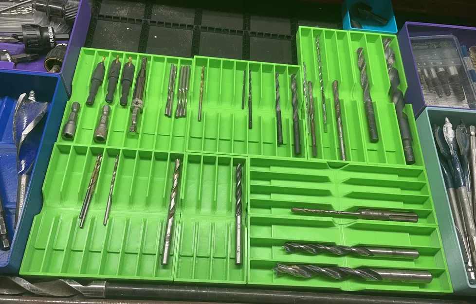 [ALCH] Hộp Lưu Trữ Cho Nhíp, Mũi Khoan, Dũa, Vít (ModuBox) - Image 2