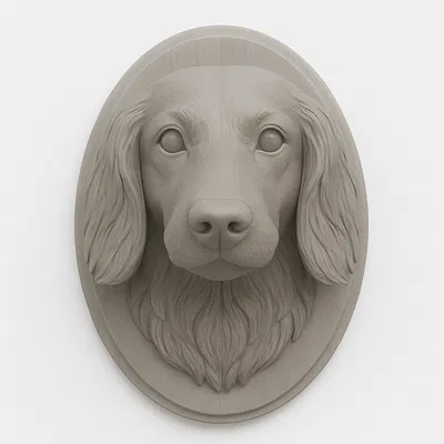 Móc Treo Tường Chó Dachshund Lông Dài