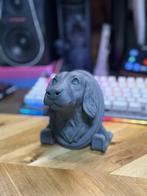 Móc Treo Tường Chó Dachshund Lông Dài - Image 4