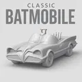 Batmobile Cổ Điển - Mô hình 3D - Thumbnail 1
