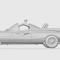 Batmobile Cổ Điển - Mô hình 3D - Thumbnail 5