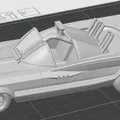 Batmobile Cổ Điển - Mô hình 3D - Thumbnail 6