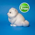 FREE Baby Artic Fox - Mẫu Cáo Bắc Cực Bé Nhỏ Miễn Phí - Thumbnail 2