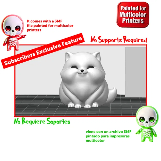 FREE Baby Artic Fox - Mẫu Cáo Bắc Cực Bé Nhỏ Miễn Phí - Image 6