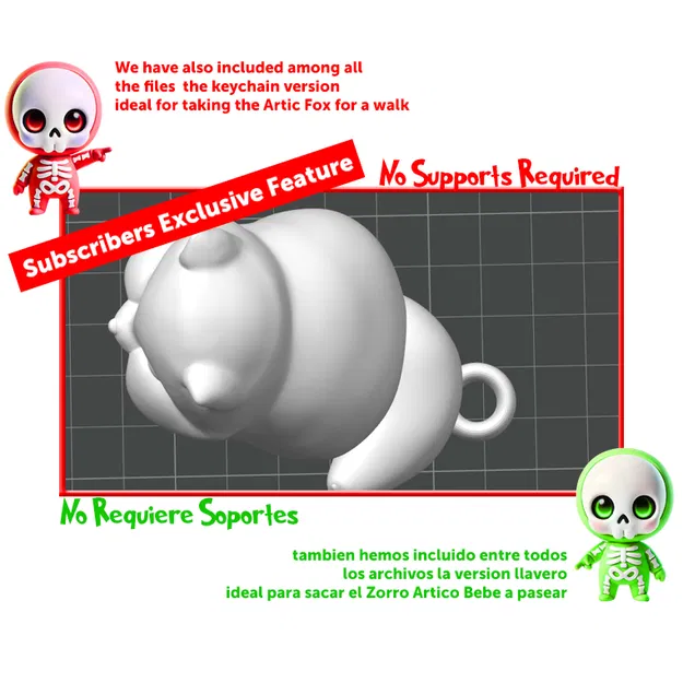 FREE Baby Artic Fox - Mẫu Cáo Bắc Cực Bé Nhỏ Miễn Phí - Image 7