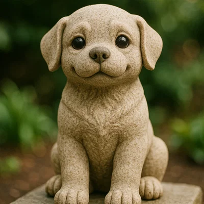 Tượng Chó Dễ Thương
