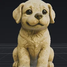 Tượng Chó Dễ Thương