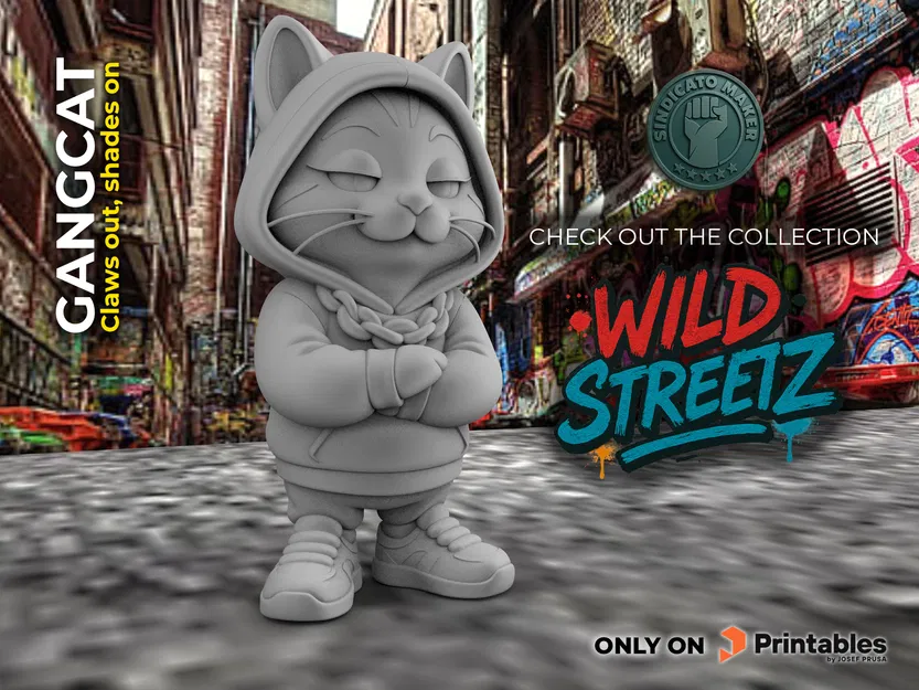 Gangcat - Vuốt ra, mắt kính vào - Image 1