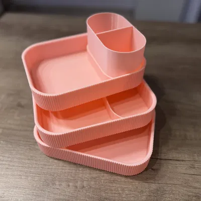 Kệ Tổ Chức Mỹ Phẩm 3 Tầng Xếp Chồng