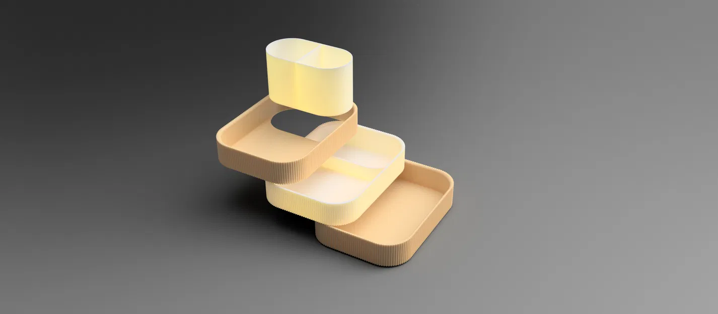 Kệ Tổ Chức Mỹ Phẩm 3 Tầng Xếp Chồng - Image 7