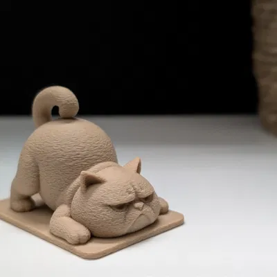 Mèo Cau Có Tập Yoga