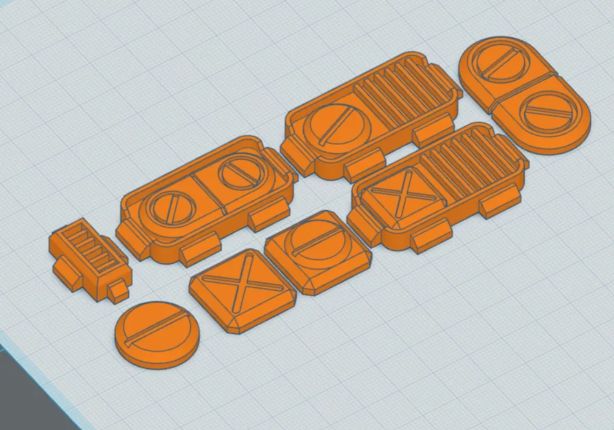 Greeble / Greeblie - Phụ kiện cho Mô hình Cơ khí - Image 1