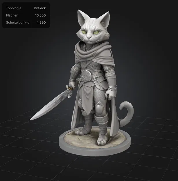 Mô Hình Ranger Mèo - DnD - Image 1