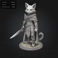 Mô Hình Ranger Mèo - DnD - Thumbnail 1