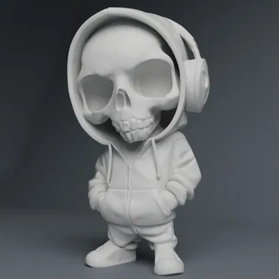 Cool Skull Hoody Boy có tai nghe và phiên bản móc khóa!