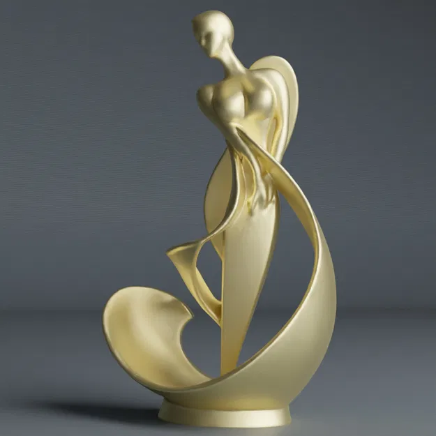 Tượng Phụ Nữ Trừu Tượng Hiện Đại - Image 1