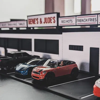 Gene & Jude's Hot Dog Stand - Mô hình Tỷ lệ 1/64