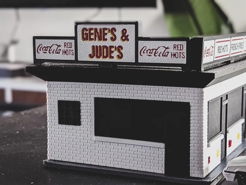 Gene & Jude's Hot Dog Stand - Mô hình Tỷ lệ 1/64 - Image 12
