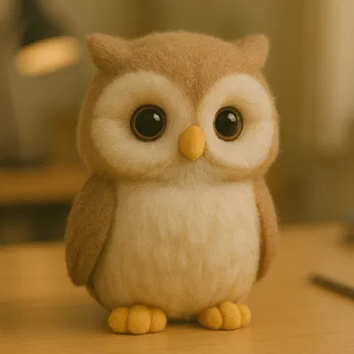 Mô Hình Cú Dễ Thương 3D