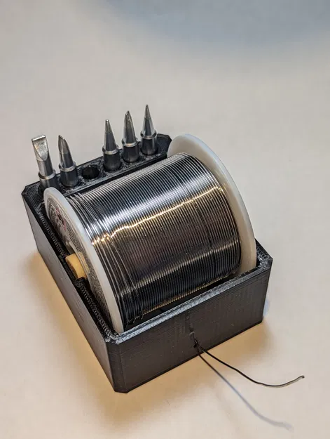 Giá Đỡ Cuộn Thiếc Hàn và Mũi Hàn (Hakko) - Image 1