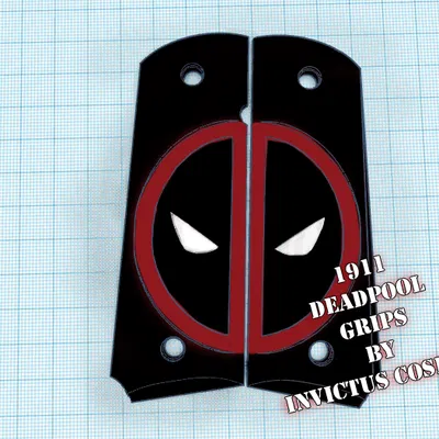 Tay cầm Deadpool 1911