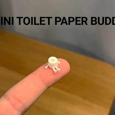 Mini Toilet Paper Buddy - Bạn Đồng Hành Giấy Vệ Sinh Tí Hon