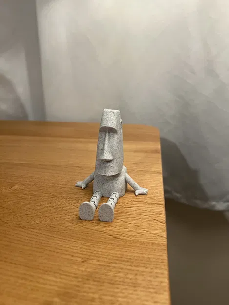 Moai Khớp Nối 3D - Tượng Biểu Tượng Đảo Phục Sinh Biết Tạo Dáng - Image 3
