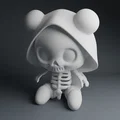Bộ xương dễ thương đội mũ - Thumbnail 1
