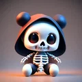 Bộ xương dễ thương đội mũ - Thumbnail 2