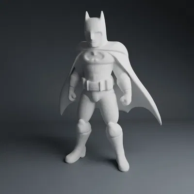 Batman Cách Điệu - Mô Hình 3D Độc Đáo