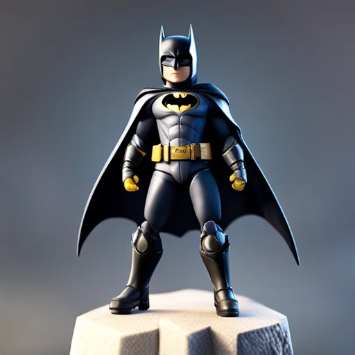 Batman Cách Điệu - Mô Hình 3D Độc Đáo - Image 2