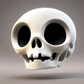 Hộp Sọ Hoạt Hình Cho Halloween - Thumbnail 2