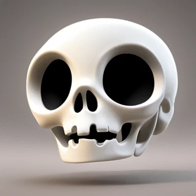 Hộp Sọ Hoạt Hình Cho Halloween