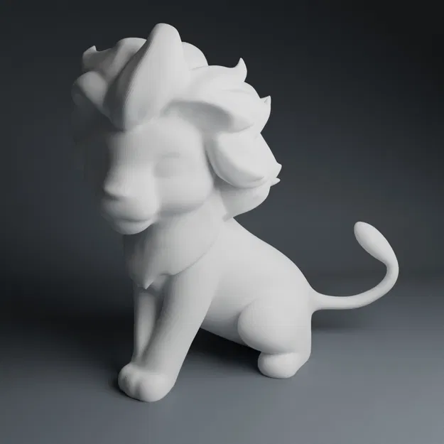 Sư tử cách điệu dễ thương - Image 1