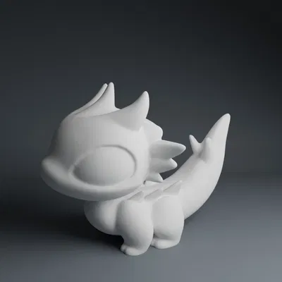 Rồng Cách Điệu Dễ Thương