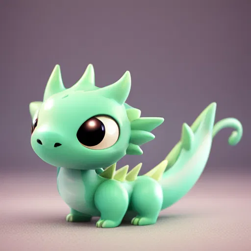 Rồng Cách Điệu Dễ Thương - Image 2