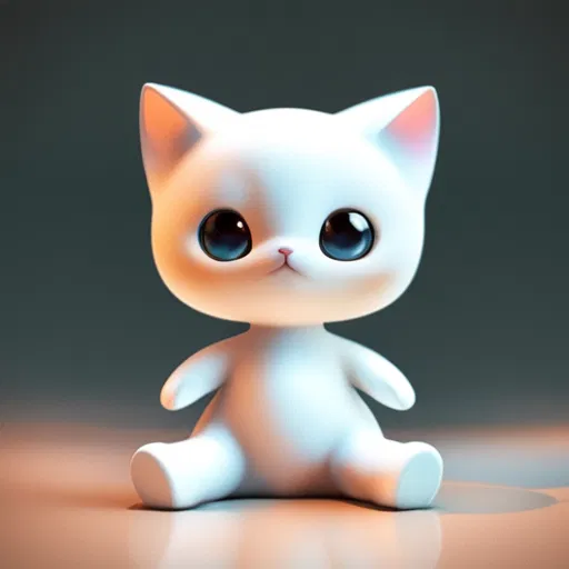 Mèo Ngồi Cách Điệu Siêu Dễ Thương - Image 2