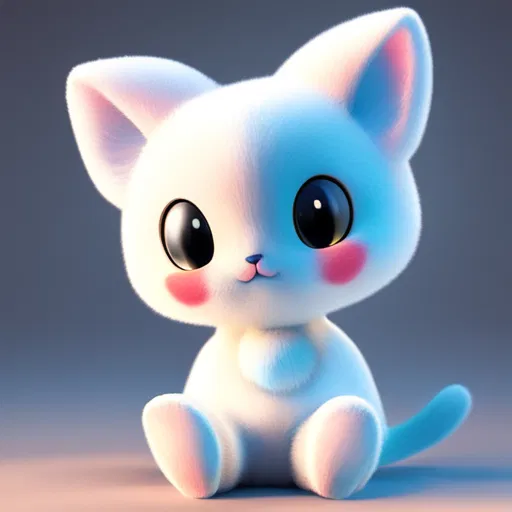 Mèo Ngồi Cách Điệu Siêu Dễ Thương - Image 2