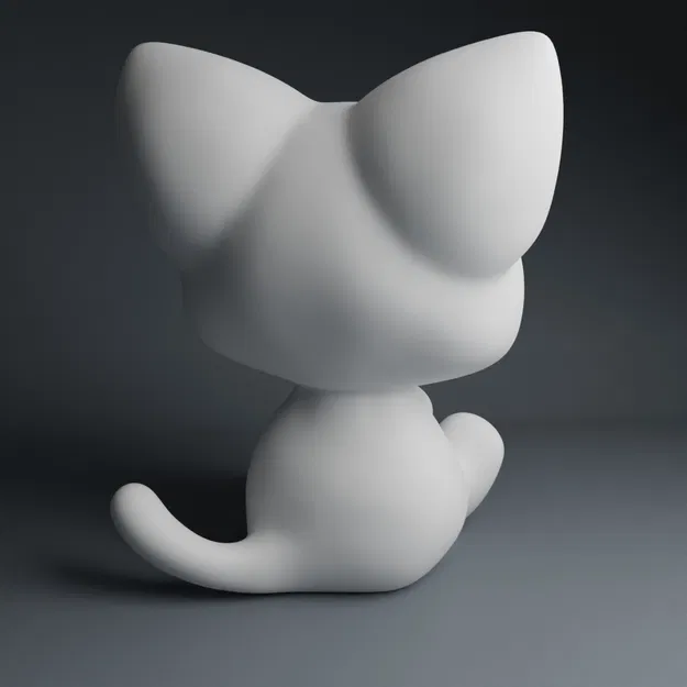 Mèo Ngồi Cách Điệu Siêu Dễ Thương - Image 3