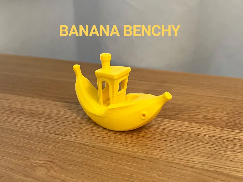 Mô Hình Banana Benchy - Thử Nghiệm In 3D Hình Chuối - Image 1