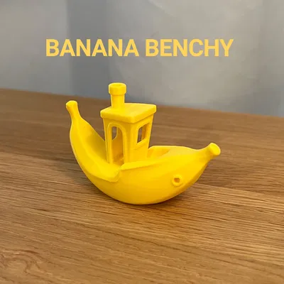 Mô Hình Banana Benchy - Thử Nghiệm In 3D Hình Chuối