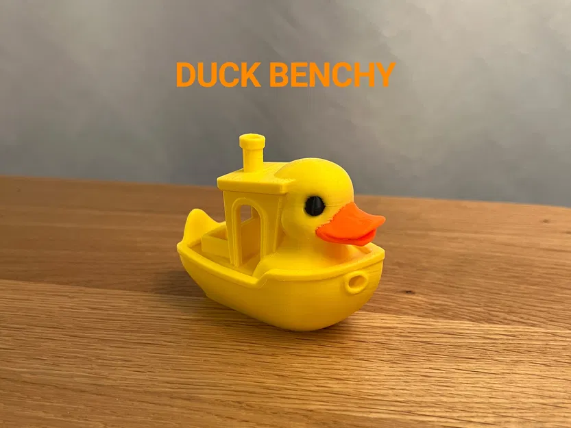 Vịt Benchy - Mẫu In 3D Vui Nhộn - Image 1