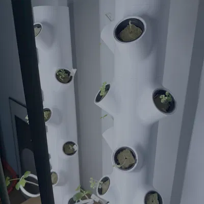 Tháp Thủy Canh Modun Thông Minh